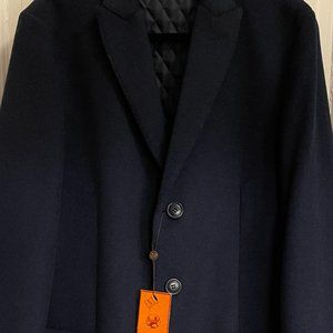 Mens Enzo wool coat